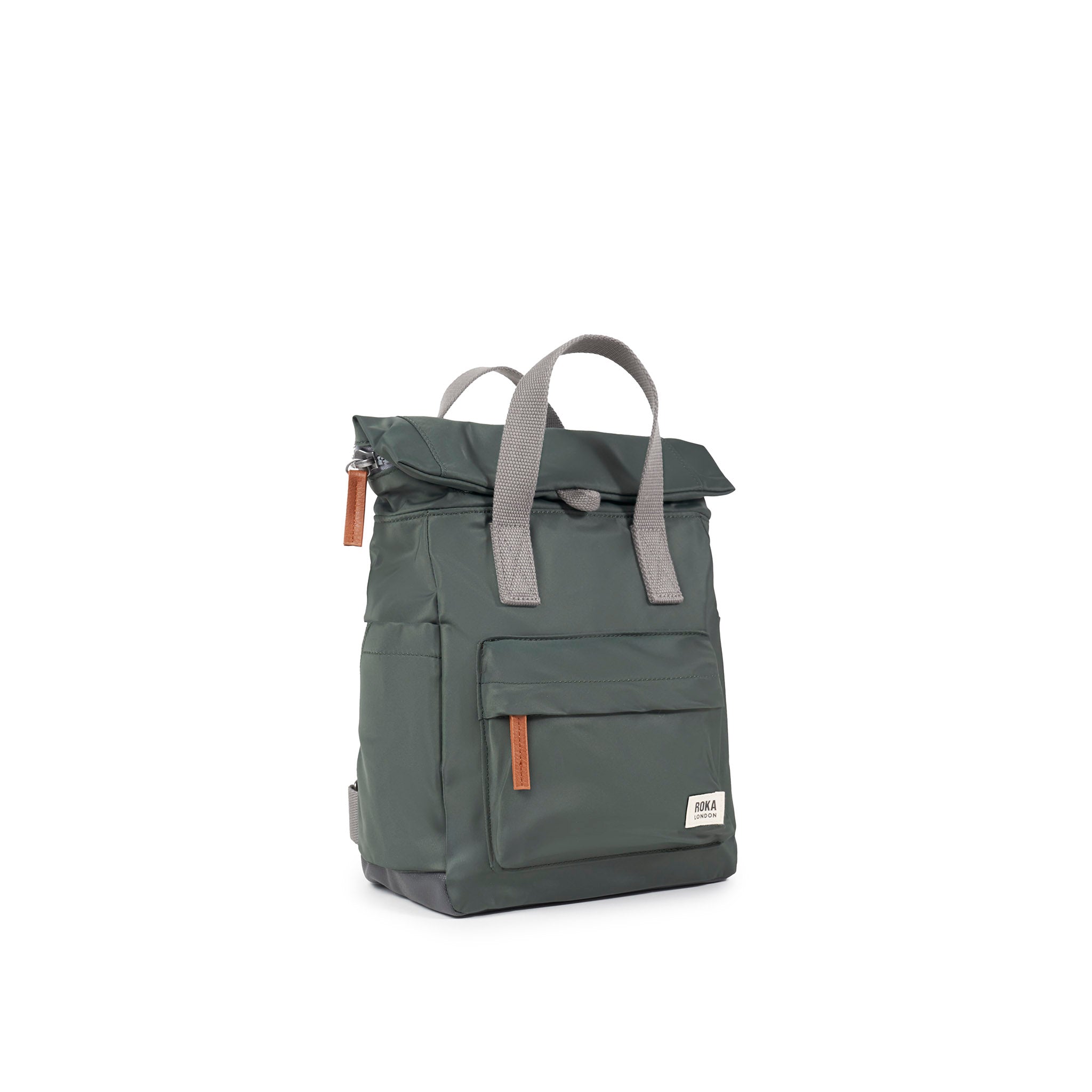 Canfield Roll Top Backpack in Thyme – ROKA London