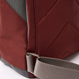 Canfield Roll Top Backpack in Henna Stripe