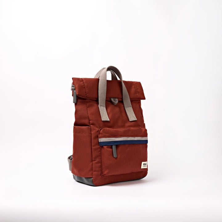 Canfield Roll Top Backpack in Henna Stripe