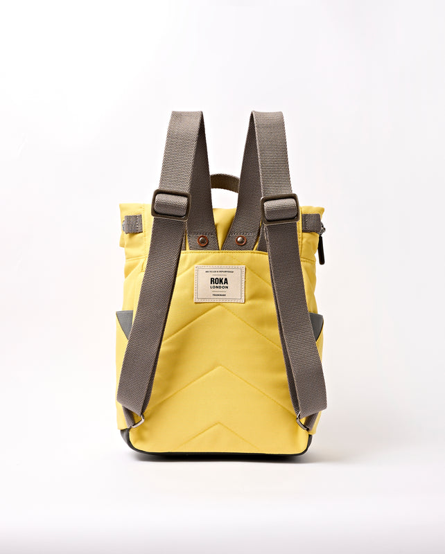 Canfield Roll Top Backpack in Lemonade Stripe