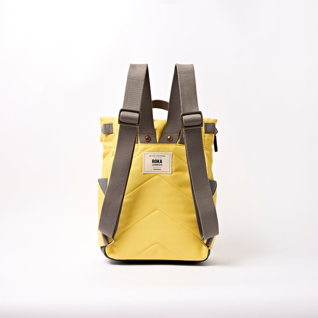 Canfield Roll Top Backpack in Lemonade Stripe