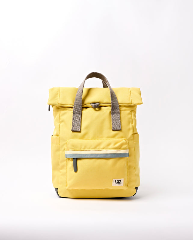 Canfield Roll Top Backpack in Lemonade Stripe