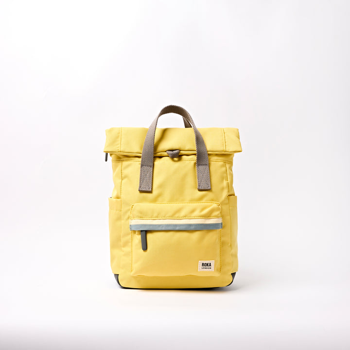 Canfield Roll Top Backpack in Lemonade Stripe