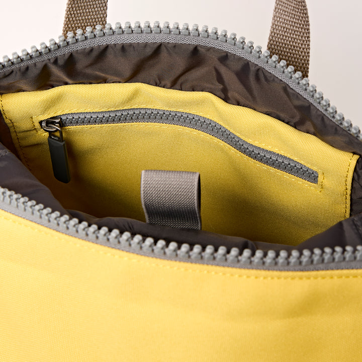 Canfield Roll Top Backpack in Lemonade Stripe