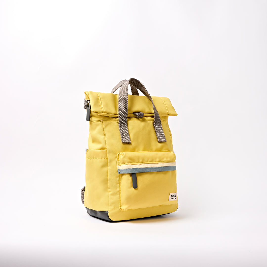Canfield Roll Top Backpack in Lemonade Stripe