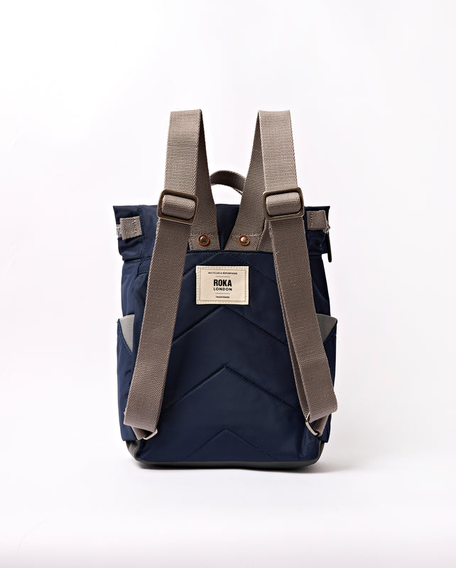 Canfield Roll Top Backpack in Midnight Stripe