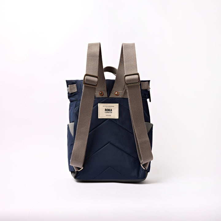 Canfield Roll Top Backpack in Midnight Stripe