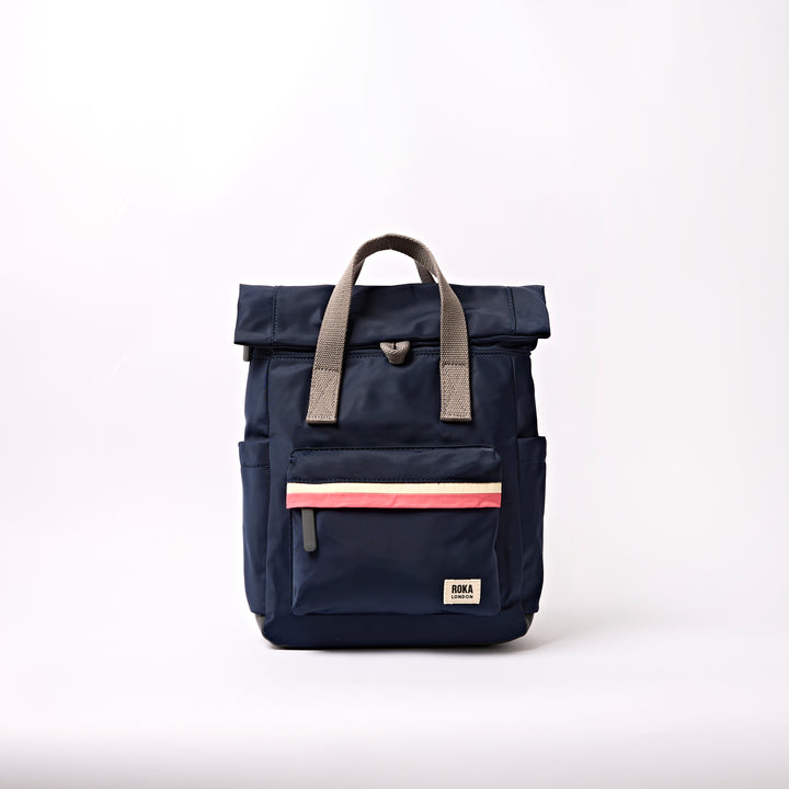 Canfield Roll Top Backpack in Midnight Stripe