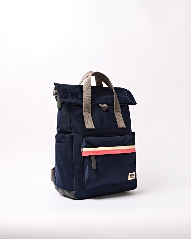 Canfield Roll Top Backpack in Midnight Stripe