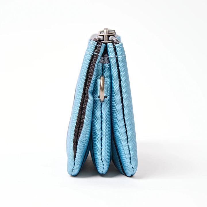 Carnaby Wallet in Blue Stripe
