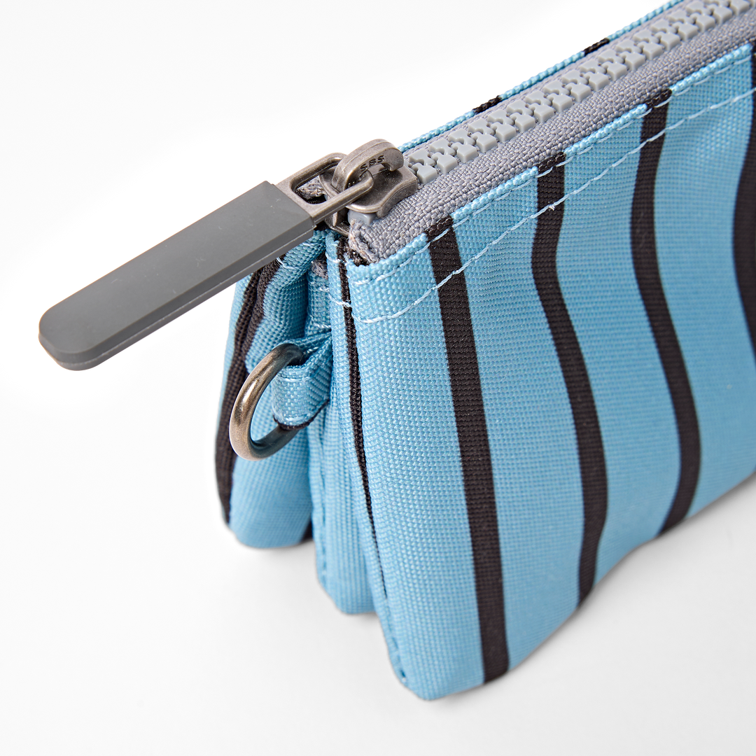Carnaby Wallet in Blue Stripe