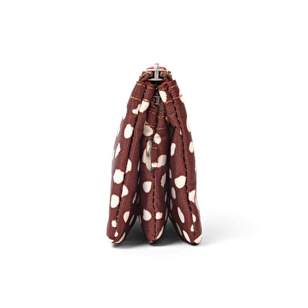 Carnaby Wallet in Brown Dot