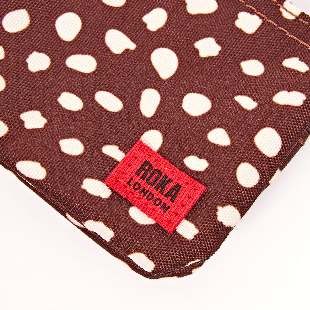 Carnaby Wallet in Brown Dot