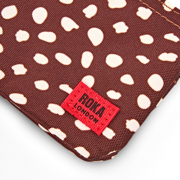 Carnaby Wallet in Brown Dot