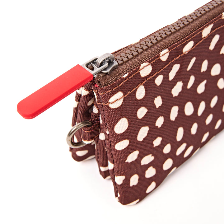 Carnaby Wallet in Brown Dot
