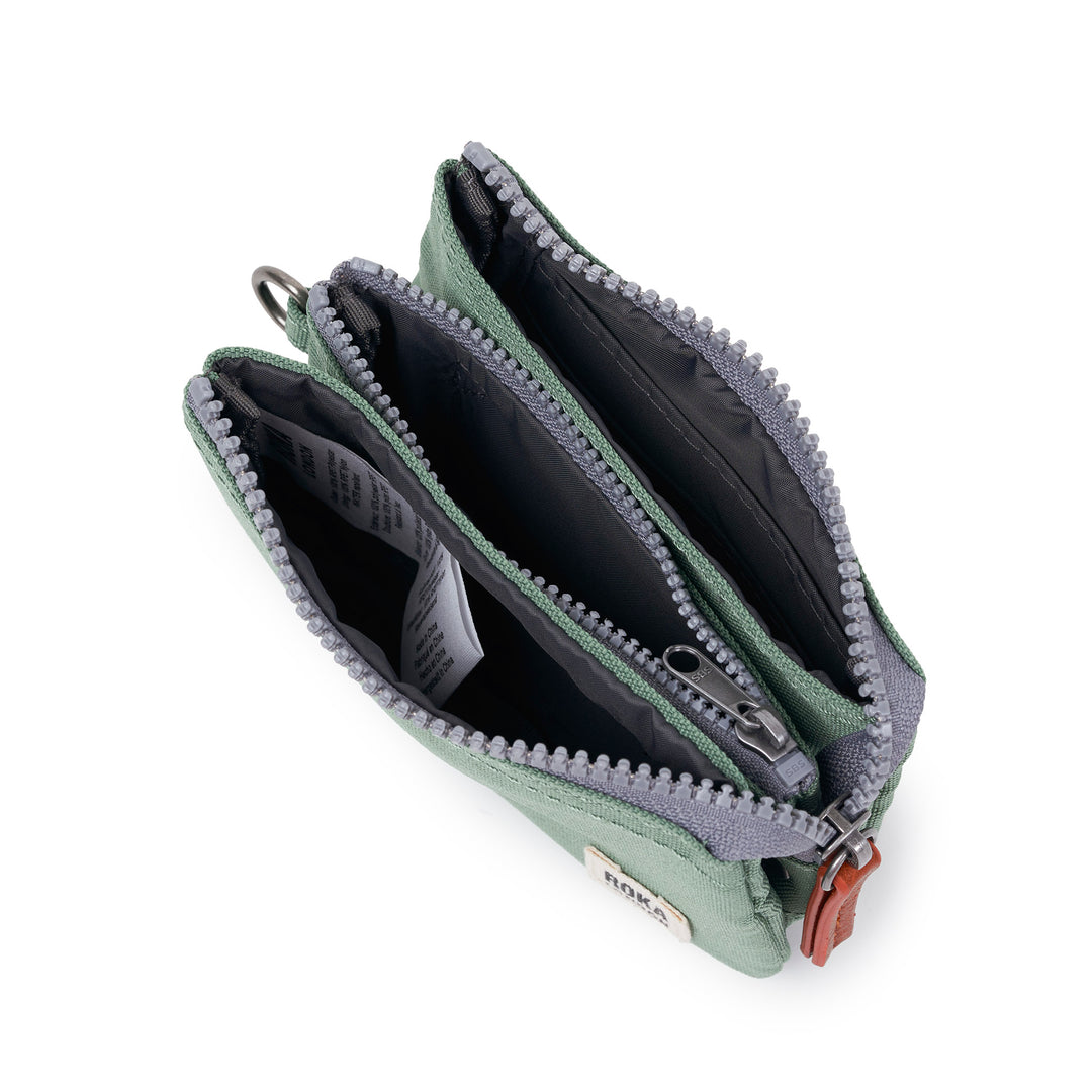Carnaby Wallet in Frost Recycled Canvas