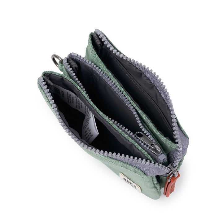 Carnaby Wallet in Frost Recycled Canvas