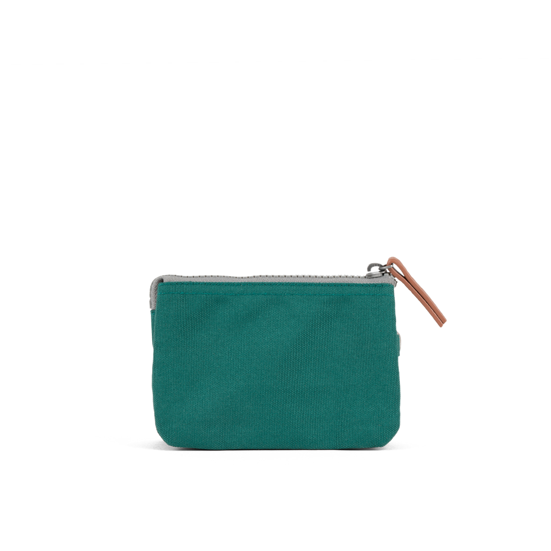 Carnaby Wallet in Teal Recycled Canvas