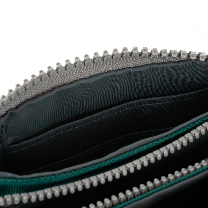 Carnaby Wallet in Teal Recycled Canvas