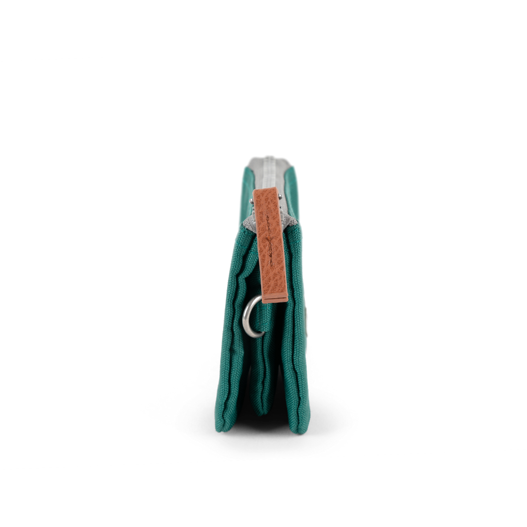 Carnaby Wallet in Teal Recycled Canvas