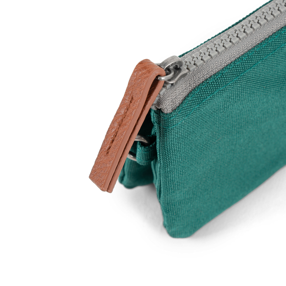 Carnaby Wallet in Teal Recycled Canvas