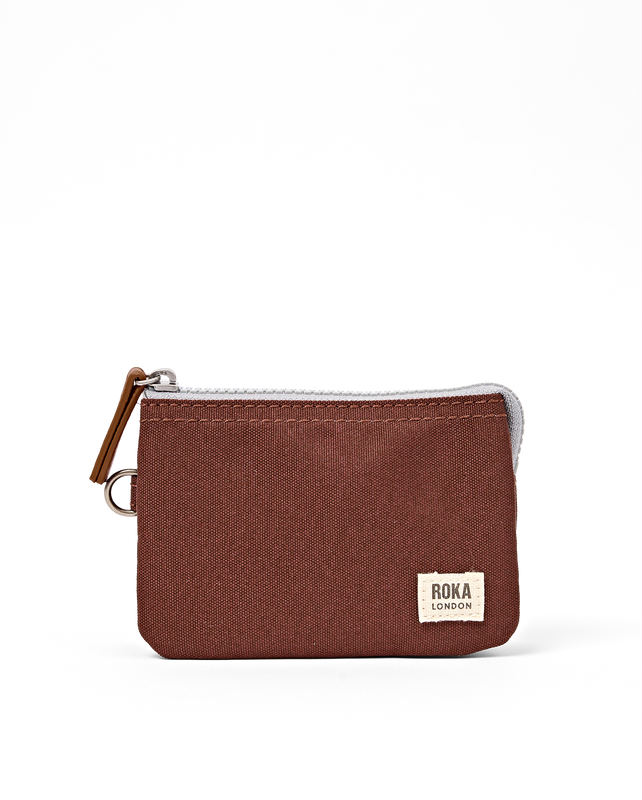 Carnaby Wallet in Chocolate Recycled Canvas