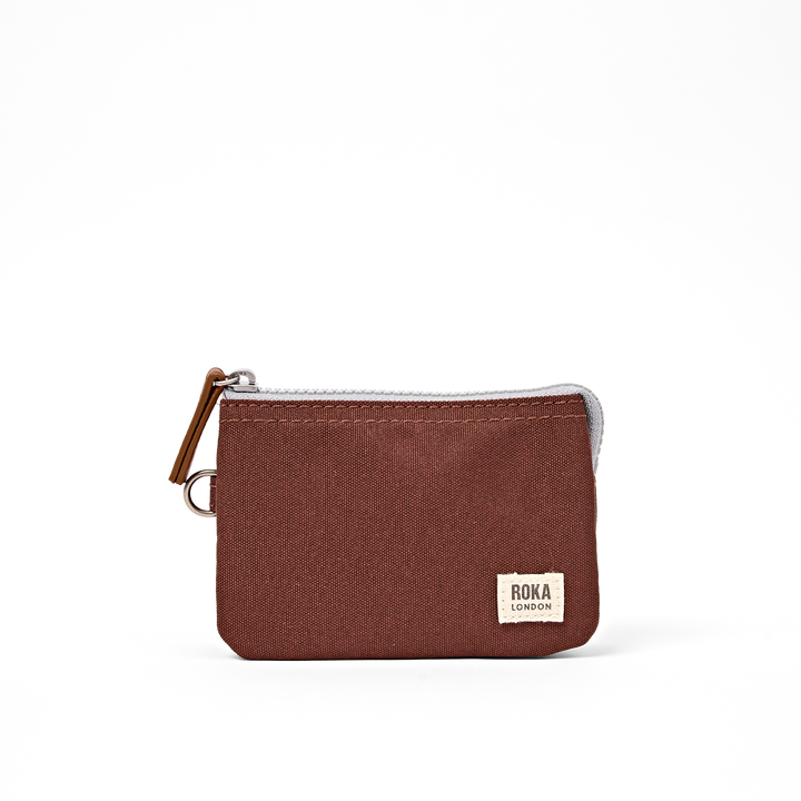 Carnaby Wallet in Chocolate Recycled Canvas
