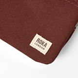 Carnaby Wallet in Chocolate Recycled Canvas