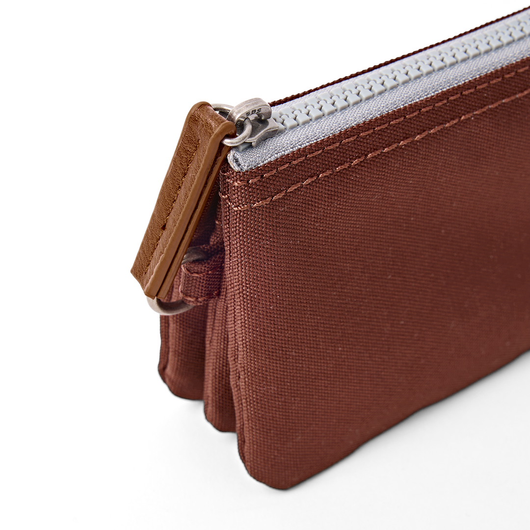 Carnaby Wallet in Chocolate Recycled Canvas