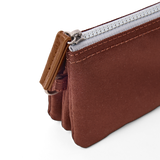 Carnaby Wallet in Chocolate Recycled Canvas
