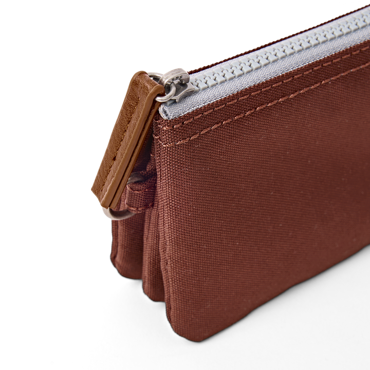 Carnaby Wallet in Chocolate Recycled Canvas
