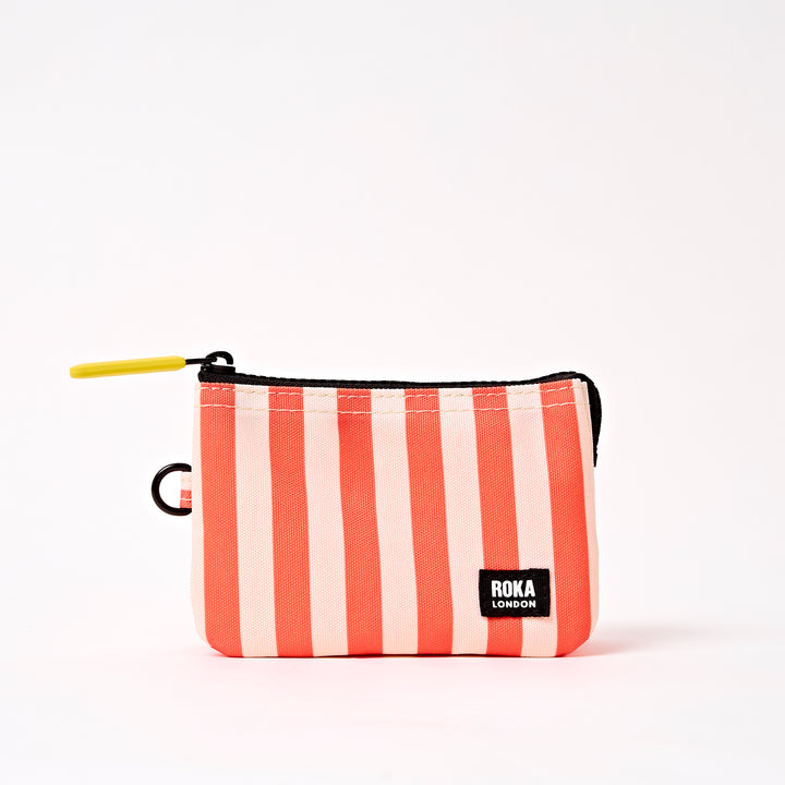 Carnaby Wallet in Coral Stripe