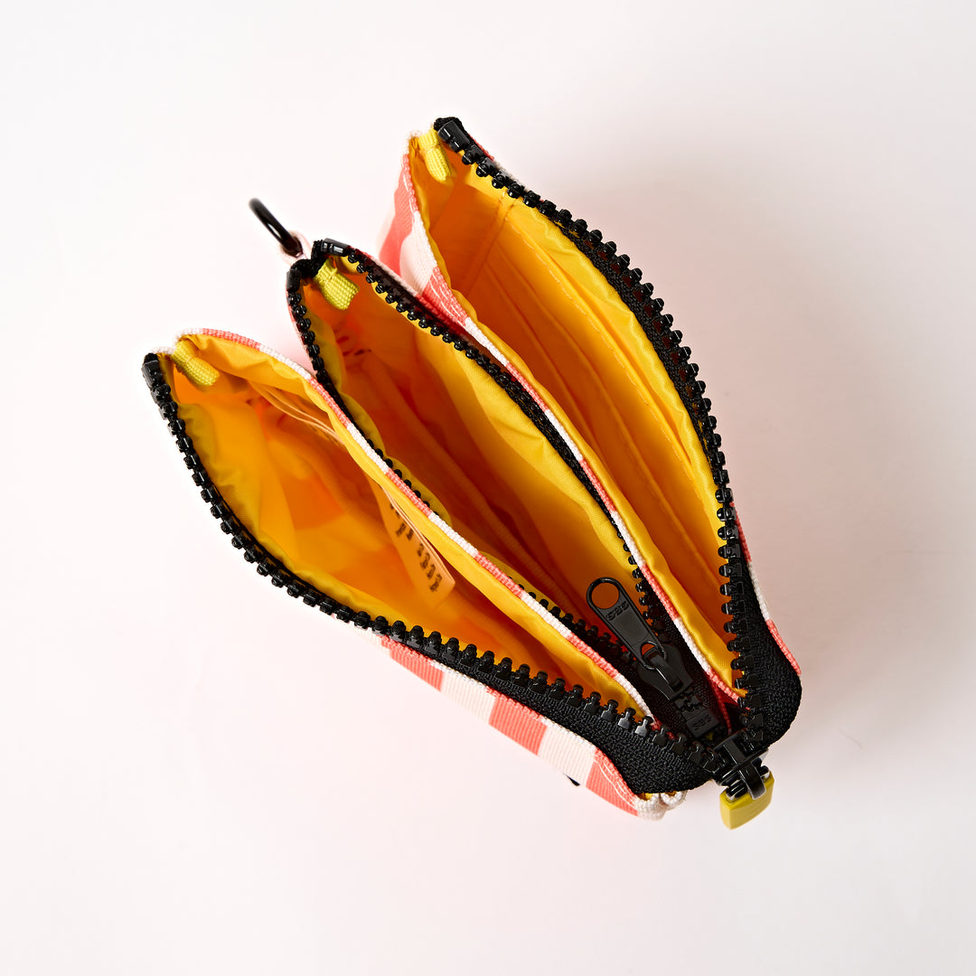 Carnaby Wallet in Coral Stripe