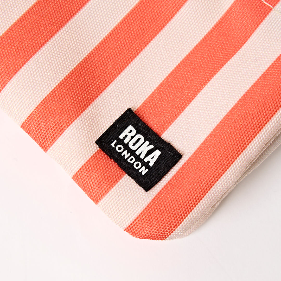 Carnaby Wallet in Coral Stripe