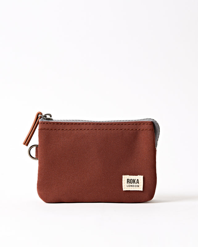 Carnaby Wallet in Henna Recycled Canvas