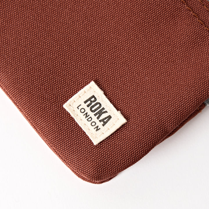 Carnaby Wallet in Henna Recycled Canvas