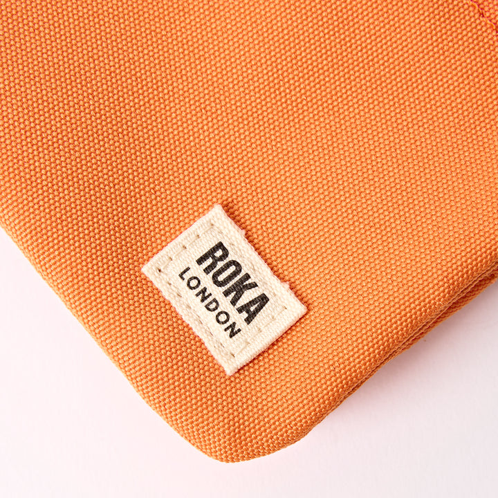 Carnaby Wallet in Jaffa Orange Recycled Canvas