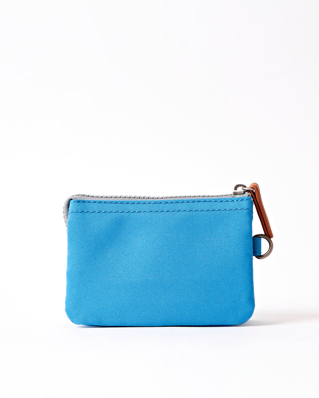 Carnaby Wallet in Malibu Blue Recycled Canvas