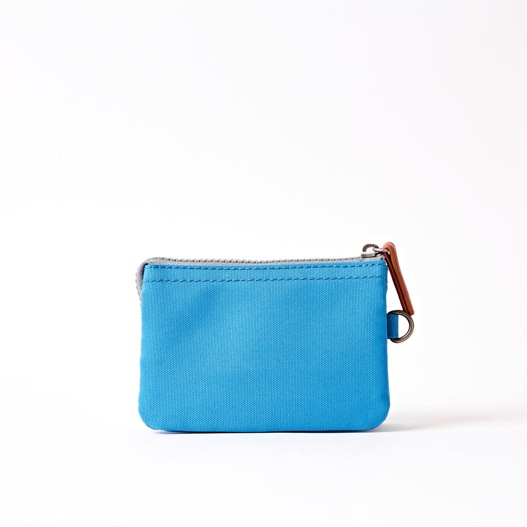 Carnaby Wallet in Malibu Blue Recycled Canvas