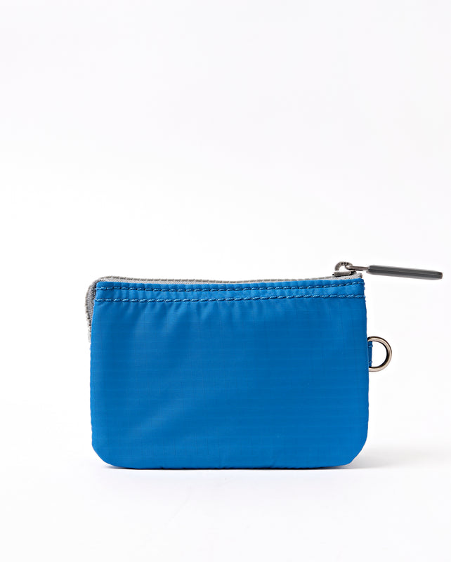 Carnaby Wallet in Malibu Blue Recycled Nylon Ripstop