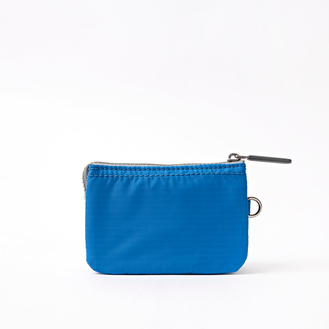 Carnaby Wallet in Malibu Blue Recycled Nylon Ripstop