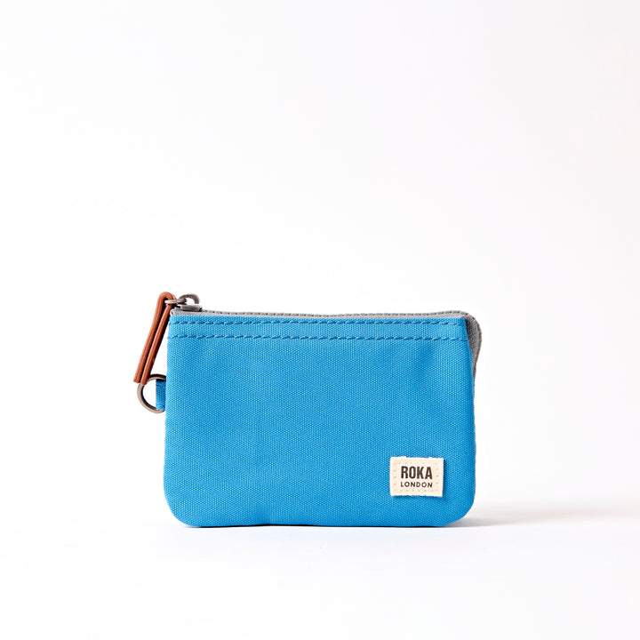 Carnaby Wallet in Malibu Blue Recycled Canvas