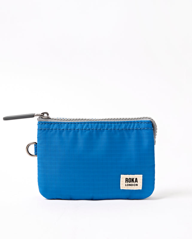 Carnaby Wallet in Malibu Blue Recycled Nylon Ripstop
