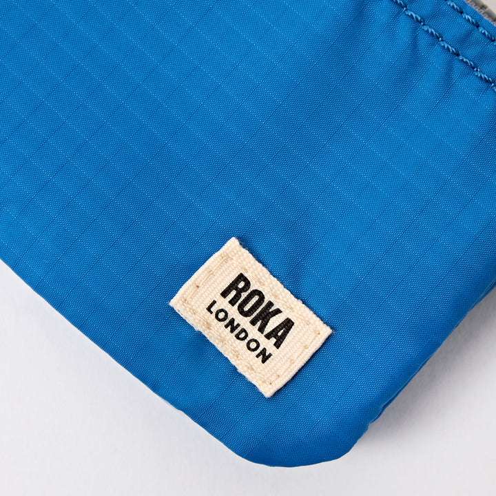 Carnaby Wallet in Malibu Blue Recycled Nylon Ripstop