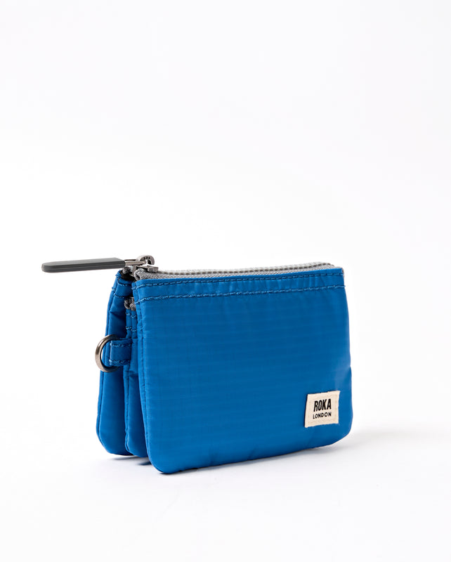 Carnaby Wallet in Malibu Blue Recycled Nylon Ripstop