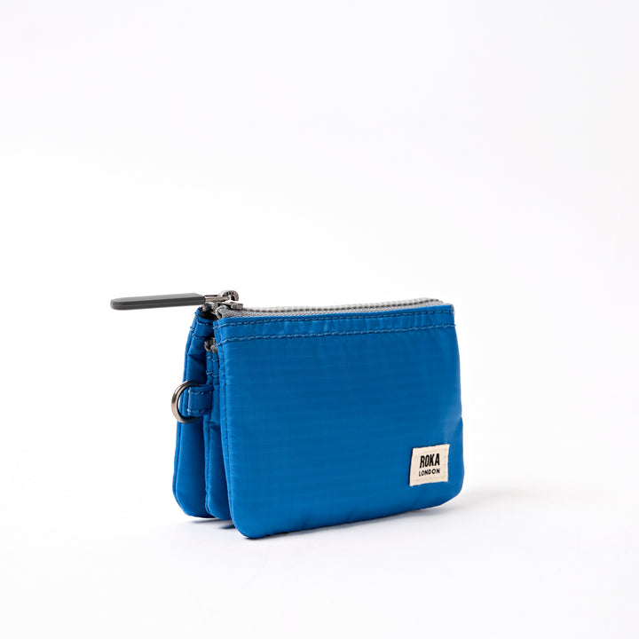 Carnaby Wallet in Malibu Blue Recycled Nylon Ripstop