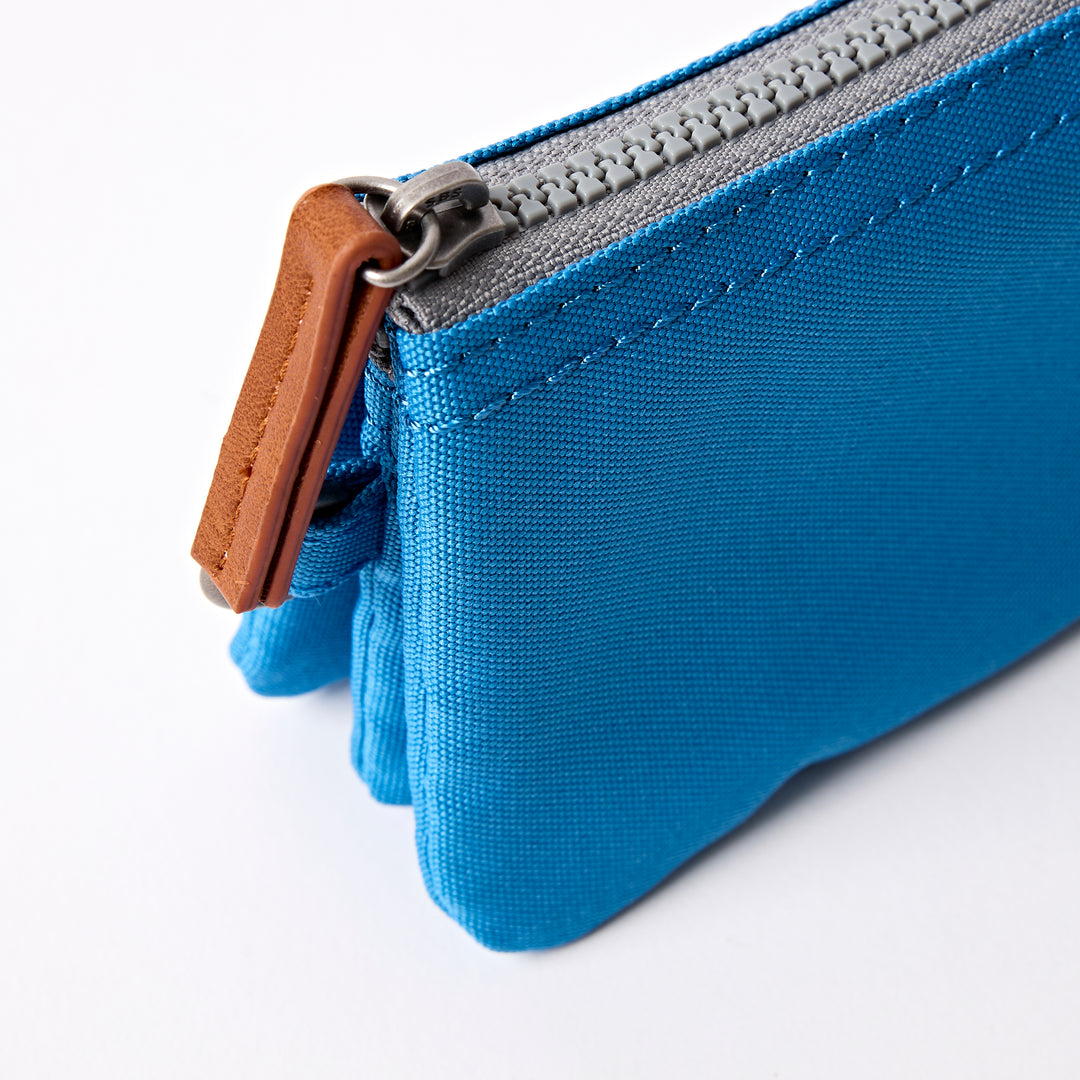 Carnaby Wallet in Malibu Blue Recycled Canvas