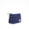 Carnaby Wallet in Navy Polka Dot