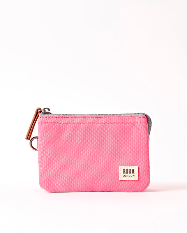 Carnaby Wallet in Pink Lemonade Recycled Canvas