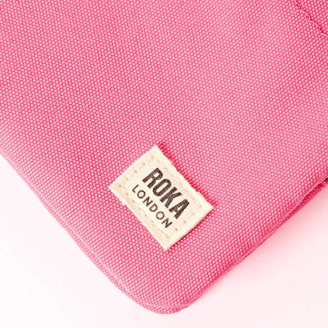 Carnaby Wallet in Pink Lemonade Recycled Canvas